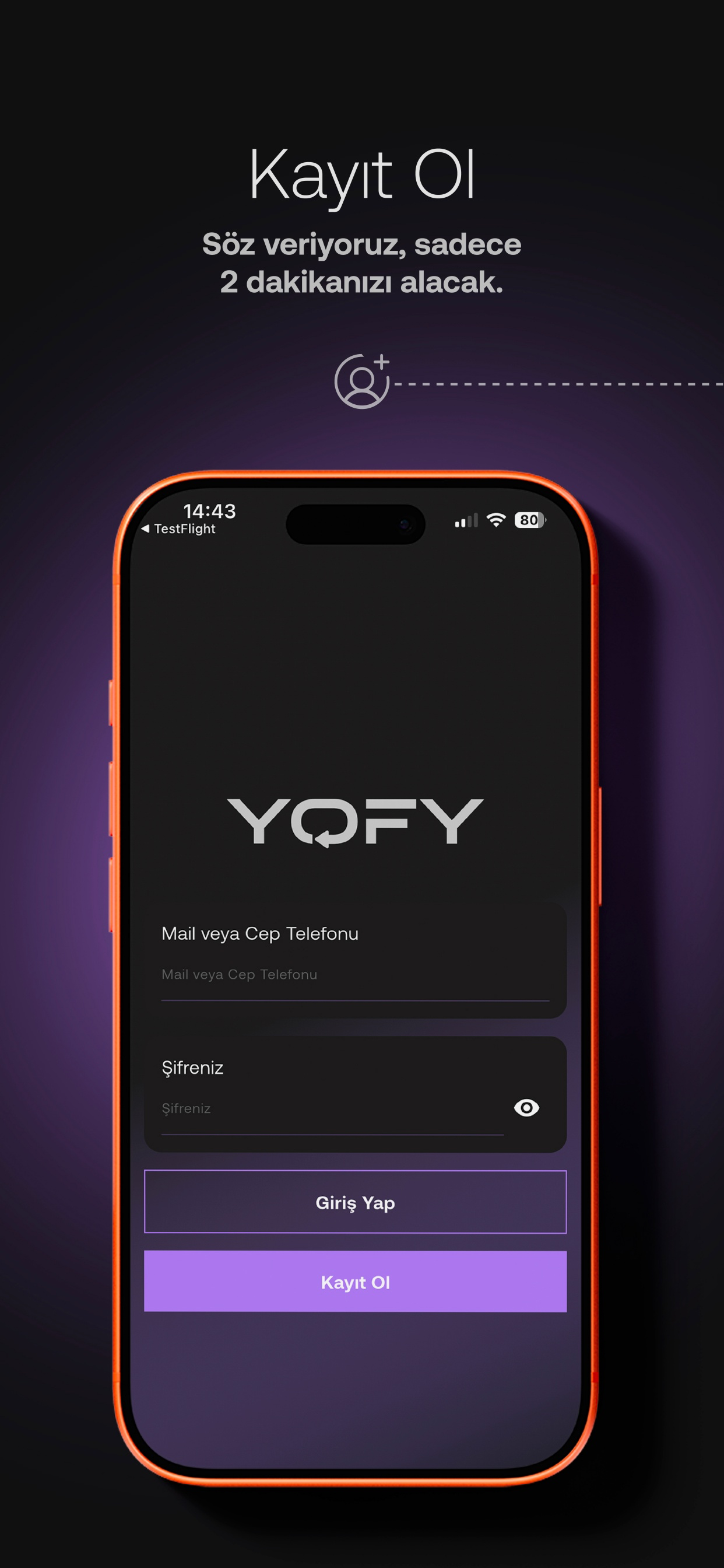 Yofy — main dashboard showing daily nutritional progress